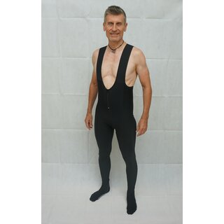 Lange Tr�gerhose schwarz - Teflon