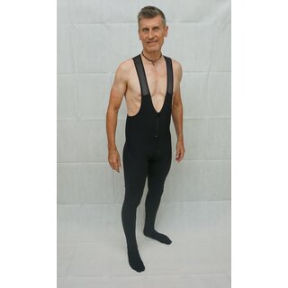 Lange Tr�gerhose schwarz - Windstopper