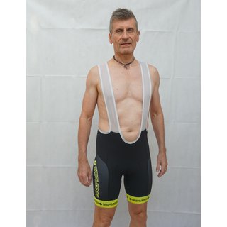 Kurze Tr�gerhose P6 gelb