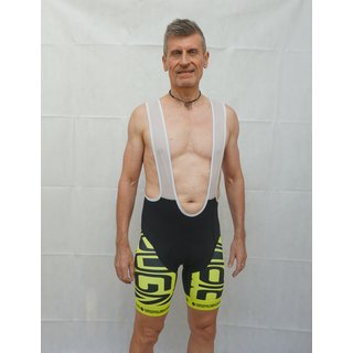 Kurze Tr�gerhose #shine2ridesafe gelb